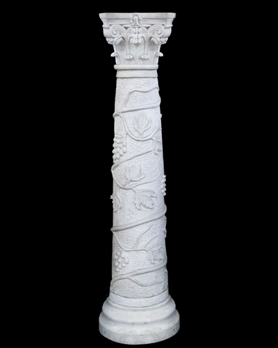 Marble Columns  - White Carrara Column - MCOL-135