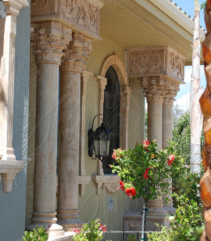 Marble Columns  - Corinthian Marble Columns - MCOL-294