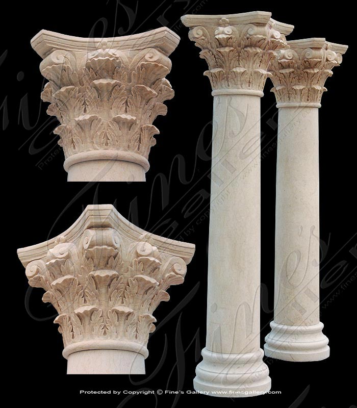 Roman Corinthian Marble Column