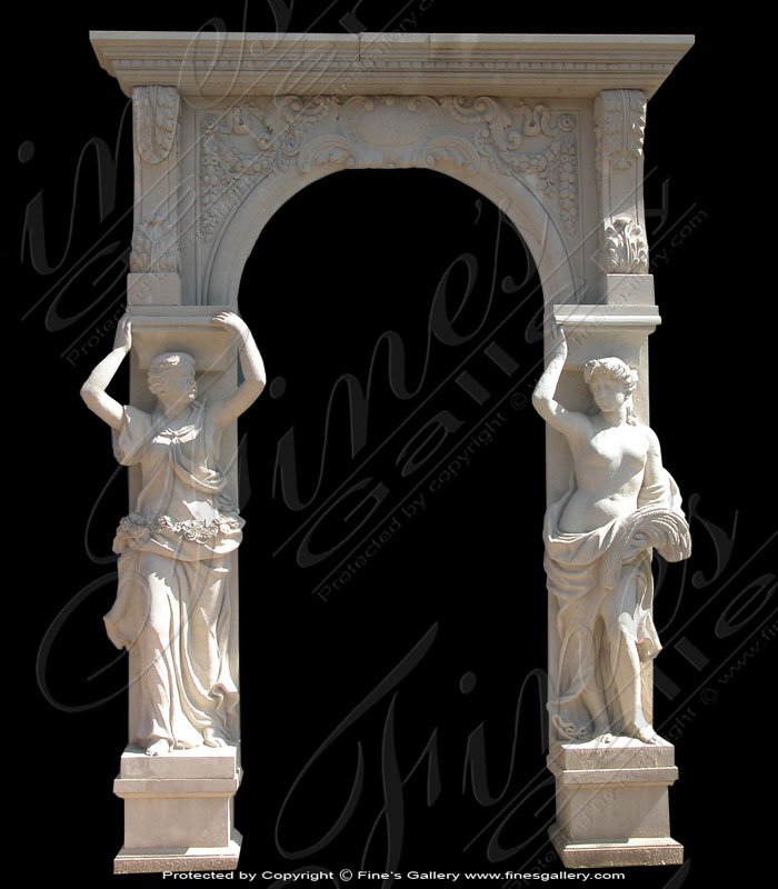 Marble Doorways  - Aurora Maiden Doorway - MD-109