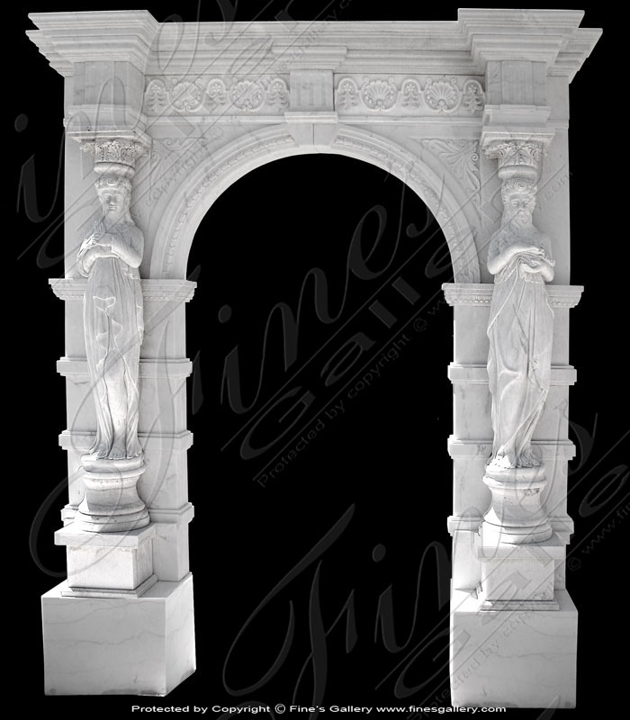 Marble Doorways  - White Marble Doorway - MD-114