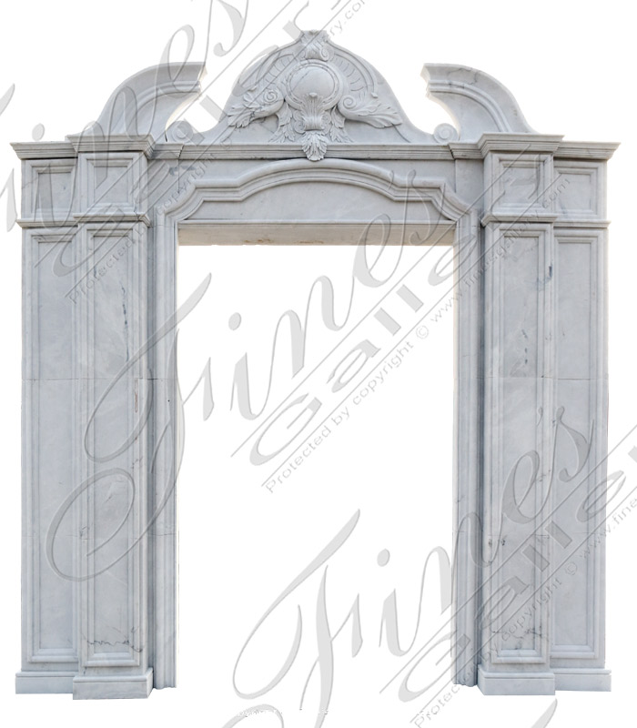 Classical White Marble Entranc