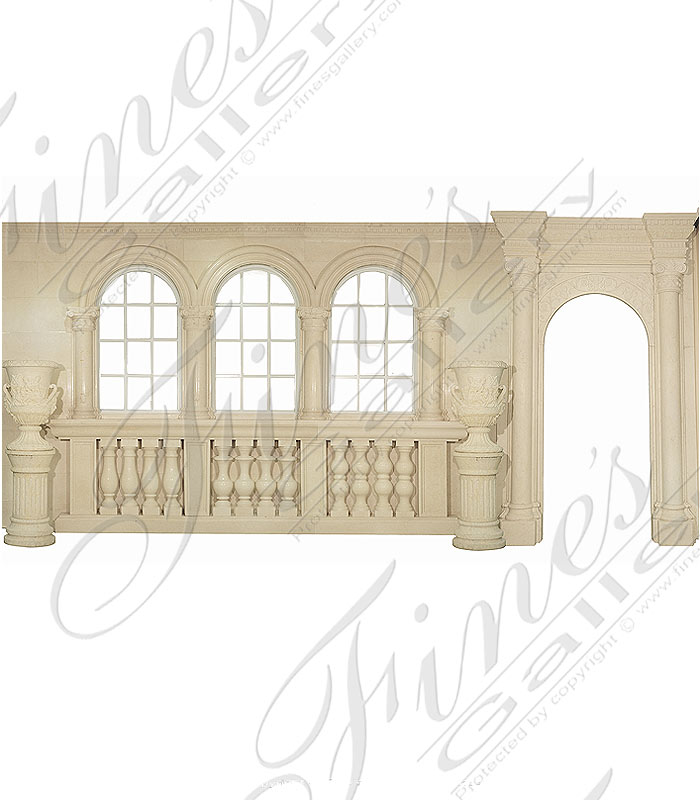 Search Result For Marble Balusters  - Ornate Marble Balustrade - BAL-075