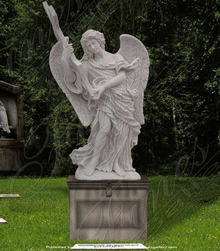 Search Result For Marble Memorials  - Angel's Prayer Marble Memorial - MEM-084