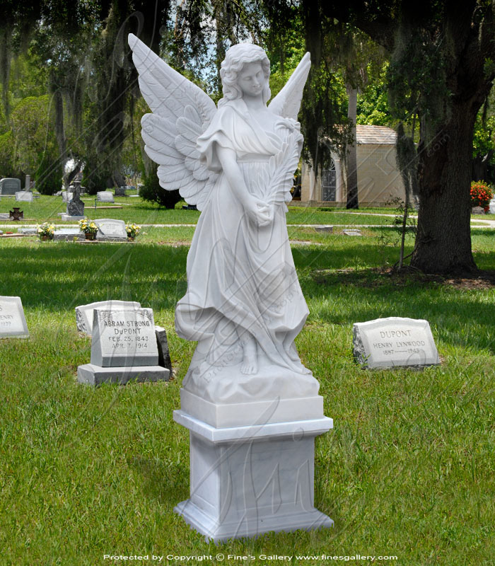 Search Result For Marble Memorials  - Angel's Prayer Marble Memorial - MEM-084