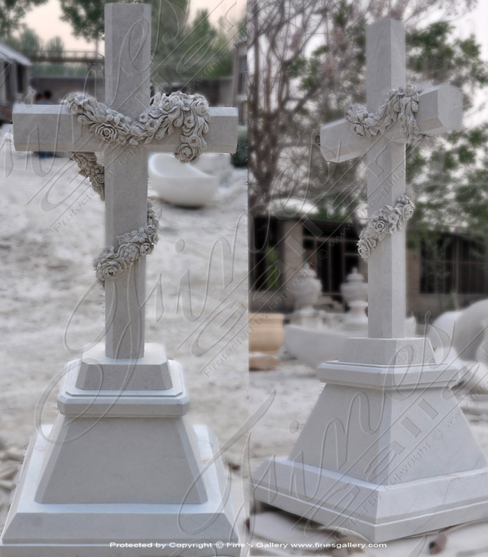 Marble Memorials  - Custom Designed Marble Memoria - MEM-457