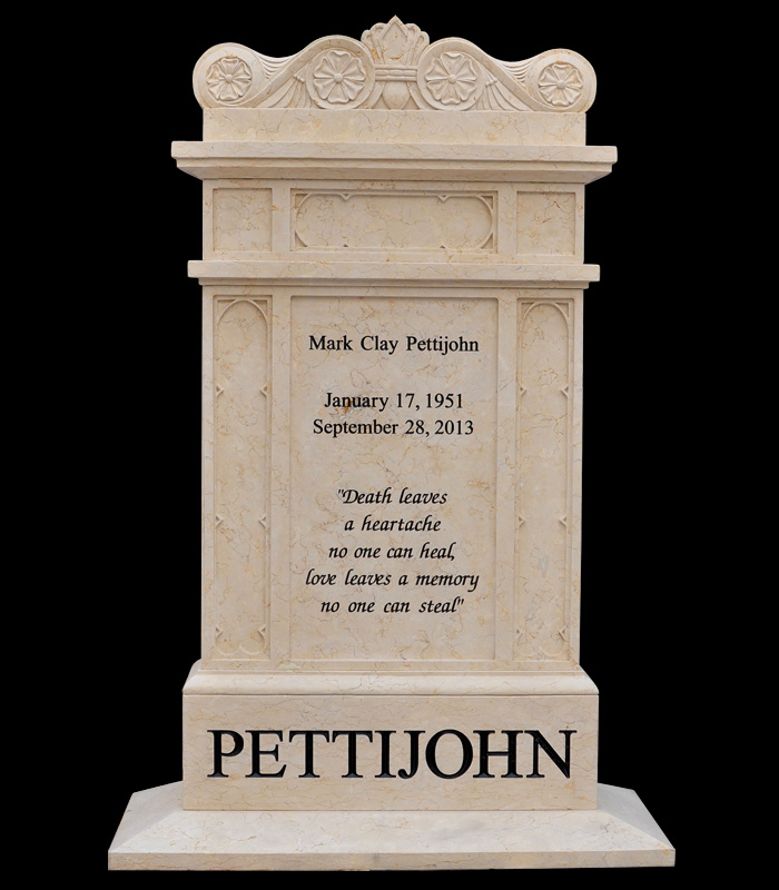 Search Result For Marble Memorials  - Double Column Marble Memorial - MEM-100