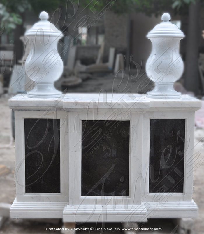 Search Result For Marble Memorials  - Double Column Marble Memorial - MEM-100