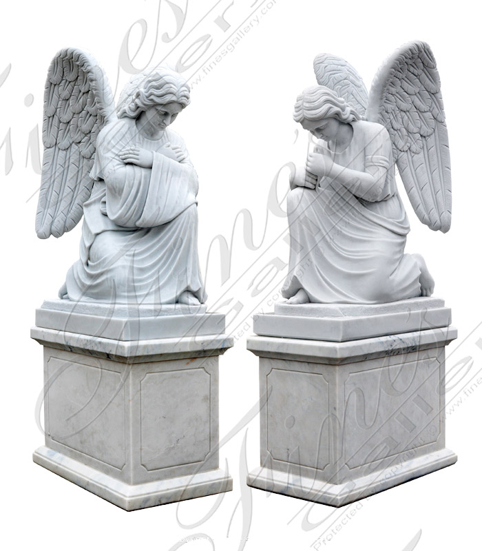 Search Result For Marble Memorials  - Peaceful Angel Marble Memorial - MEM-396