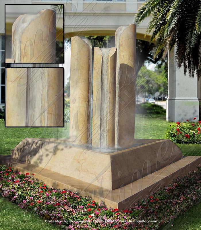 Marble Fountains  - Commercial Marble Fountain - MF-1013
