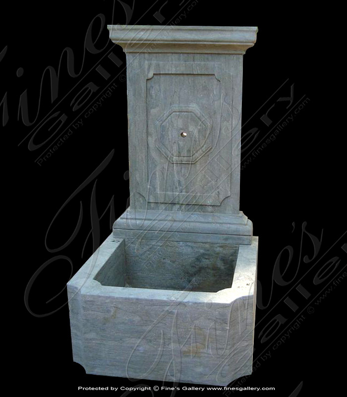 Search Result For Marble Fountains  - Carved Marble Wall Fountain - MF-1467