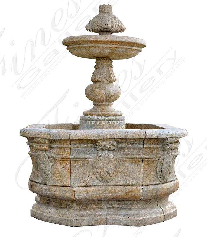 Search Result For Marble Fountains  - Granite Lion Head Fountain - MF-1238