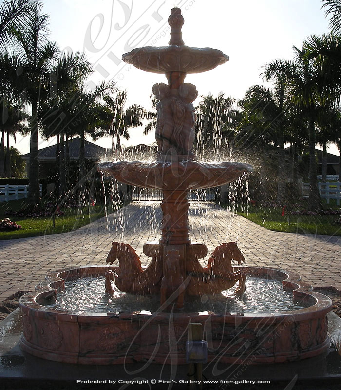 Marble Fountains  - Felicity Gardens Marble Fountain - MF-1260