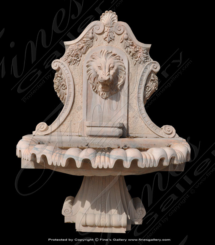 Marble Fountains  - Majesty Lion Fountain - MF-1266