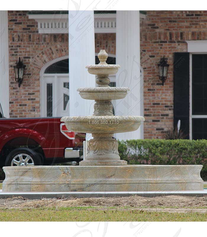 Search Result For Marble Fountains  - Granite Motor Court Fountain - MF-1267