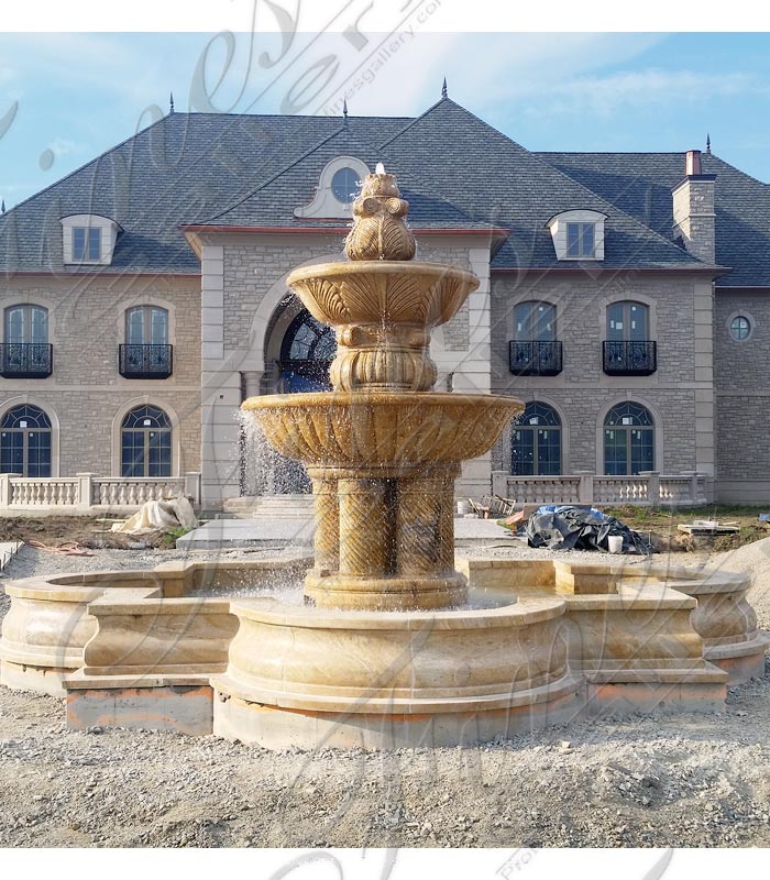 Marble Fountains  - Monumental Granite Fountain IV - MF-1284