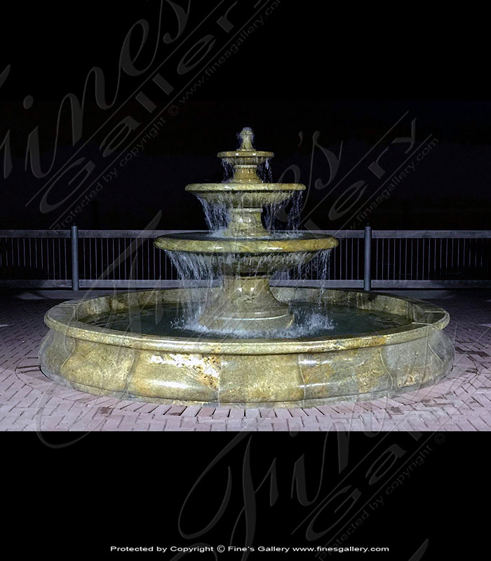 Search Result For Marble Fountains  - Transitional Granite Fountain Installation - MF-1299