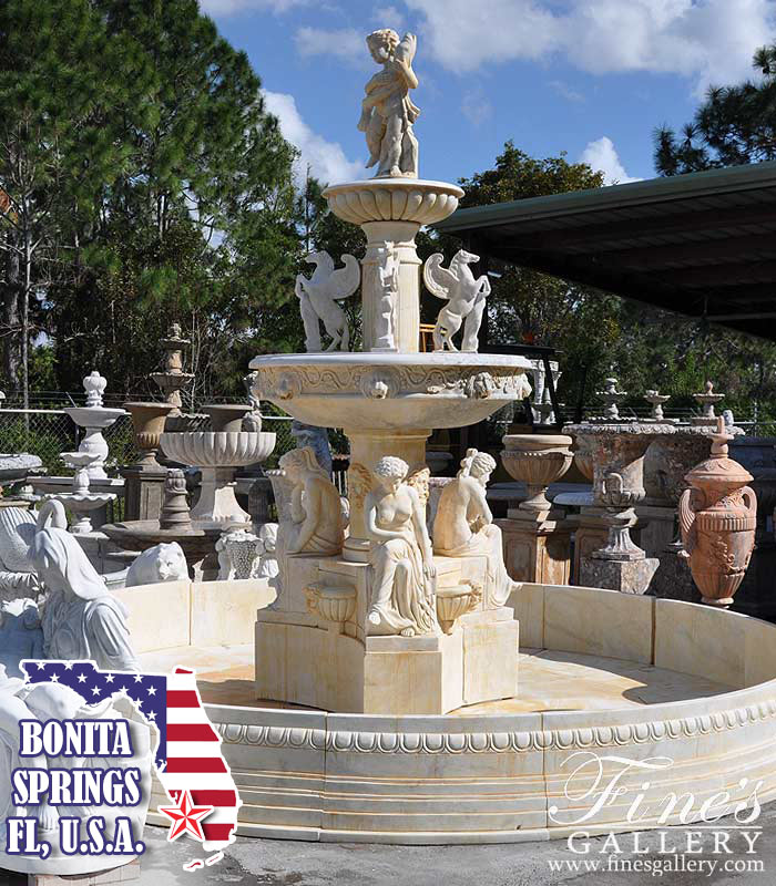 Search Result For Marble Fountains  - Antique Style Monumental Fountain - MF-984