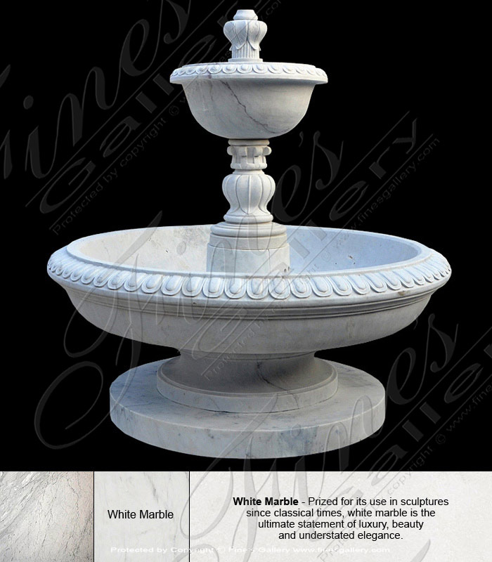 Marble Fountains  - Antique Gold Granite Fountain - MF-1419