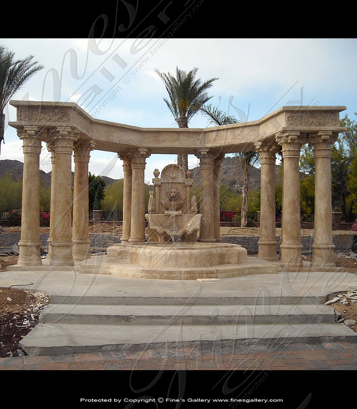 Marble Fountains  - Custom Made Grand Fountain - MF-1344