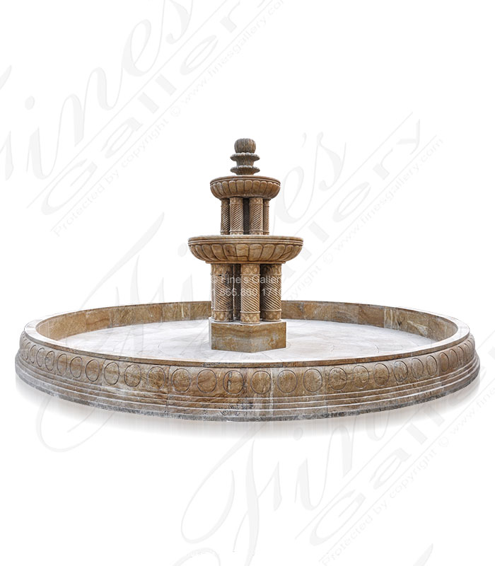 Search Result For Marble Fountains  - Luxury Motorcourt Granite Fountain - MF-1580