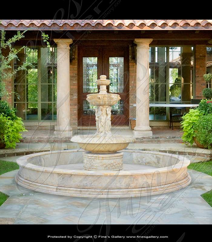 Marble Fountains  - Four Seasons Marble Fountain - MF-1342