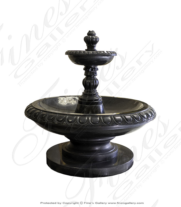 Marble Fountains  - Black Granite Fountain - MF-1527