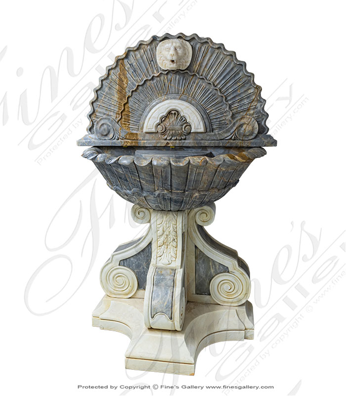 Search Result For Marble Fountains  - Golden Calcium Marble Fountain - MF-698