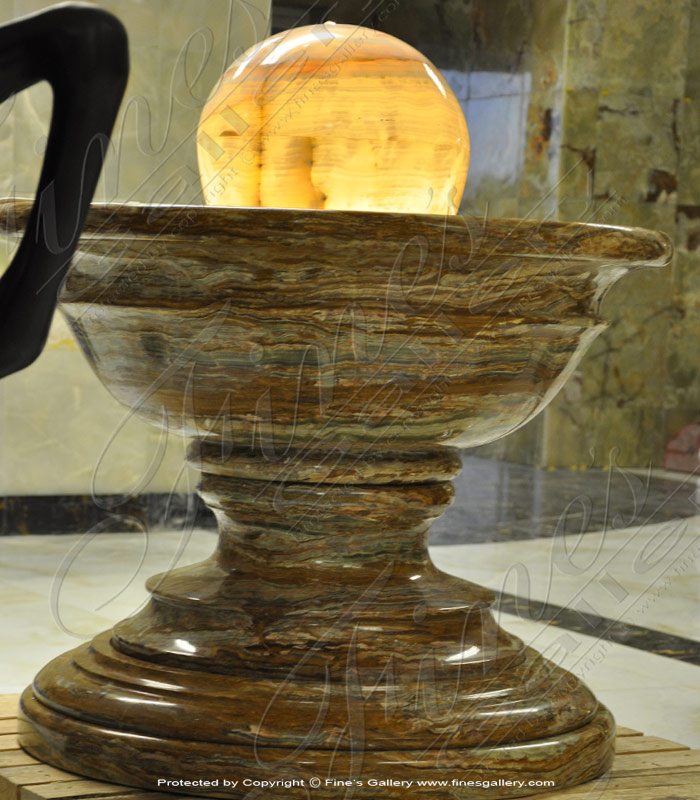 Search Result For Marble Fountains  - Four Tier MIchelangelo Black Marble Fountain - MF-1690