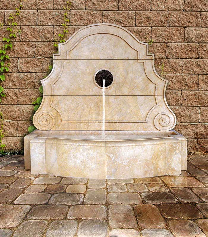Marble Fountains  - Tuscan Cream Garden Fountain - MF-1653