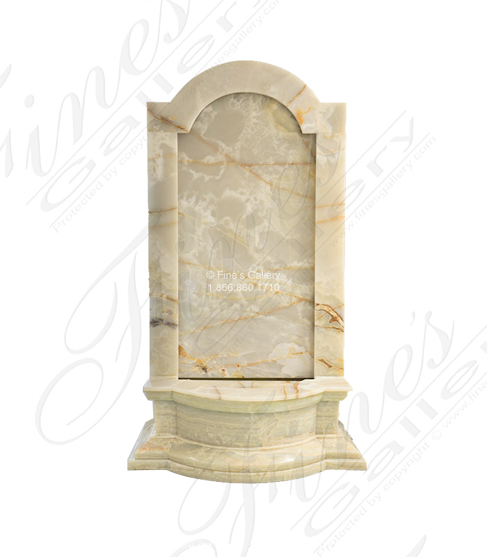 Marble Fountains  - Seashell Marble Wall Fountain - MF-1166