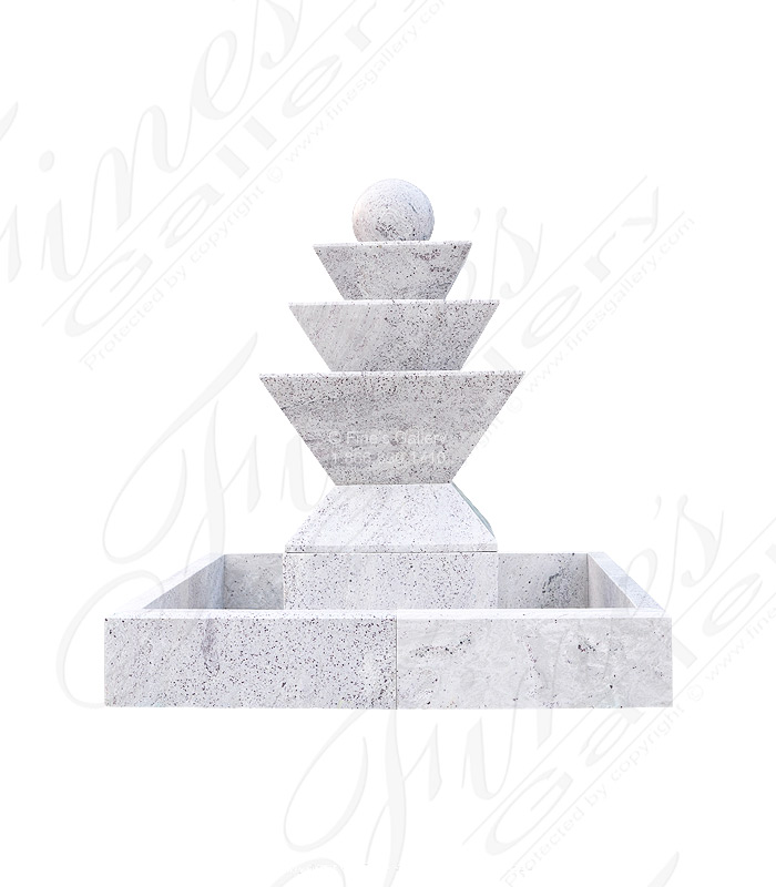 Marble Fountains  - Contemporary Granite Fountain - MF-1678