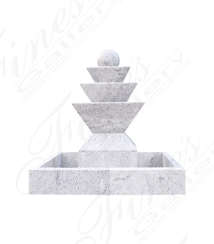 Marble Fountains  - White Onyx Fountain - MF-1597