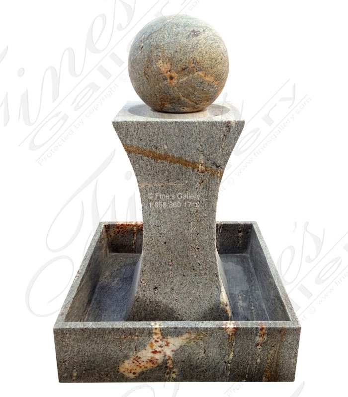 Marble Fountains  - Onyx Sphere Fountain - MF-1573
