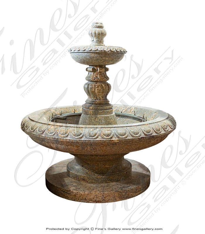 Search Result For Marble Fountains  - Earth Toned Granite Garden Fountain - MF-1704