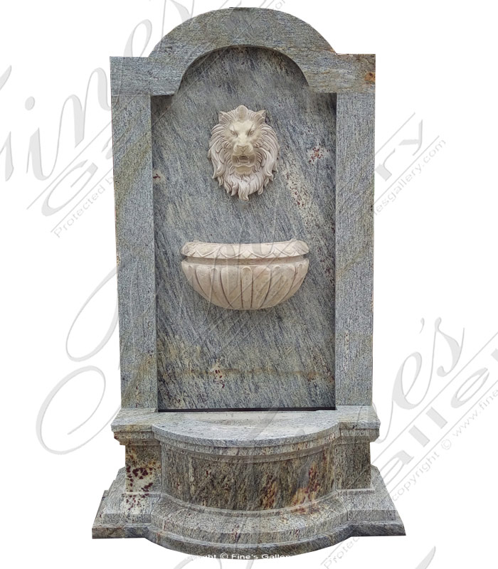 Marble Fountains  - Roman Majesty Granite Wall Fountain - MF-1717
