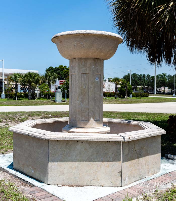 Marble Fountains  - Travertine Fountain - MF-1737