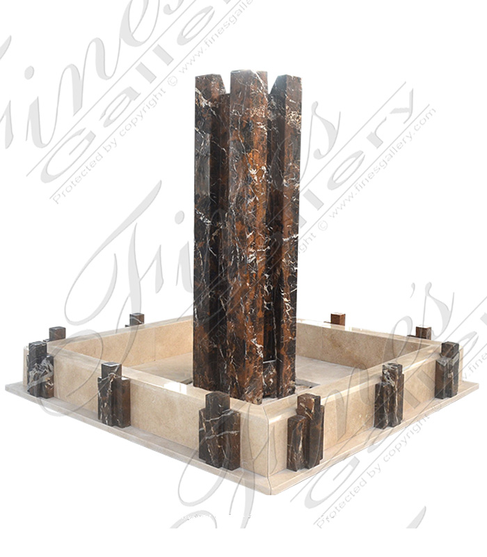 Marble Fountains  - Contemporary Michelangelo Marble Fountain - MF-1752