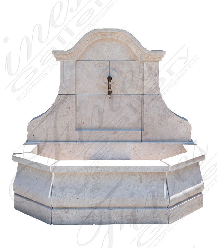 Marble Fountains  - Old World Tuscan Country Wall Fountain - MF-1808