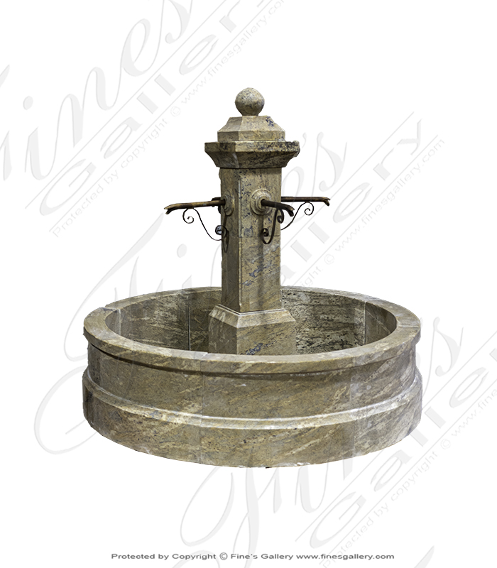 Marble Fountains  - Granite Courtyard Fountain - MF-1899