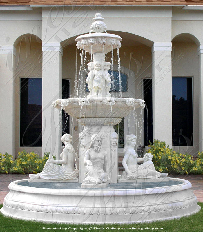 Marble Fountains  - Divine Garden Fountain - MF-261