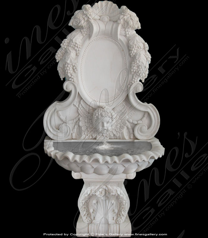 Marble Fountains  - Marble Wall Fountain - MF-265