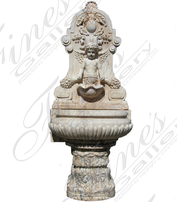 Marble Fountains  - Marble Wall Fountain - MF-275