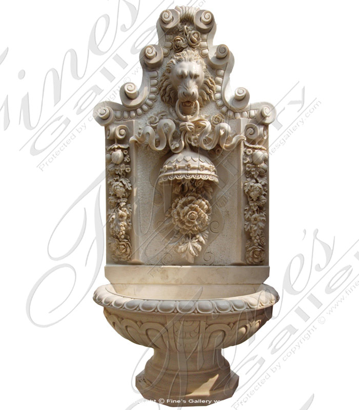 Marble Fountains  - Granite Wall Fountain - MF-1714