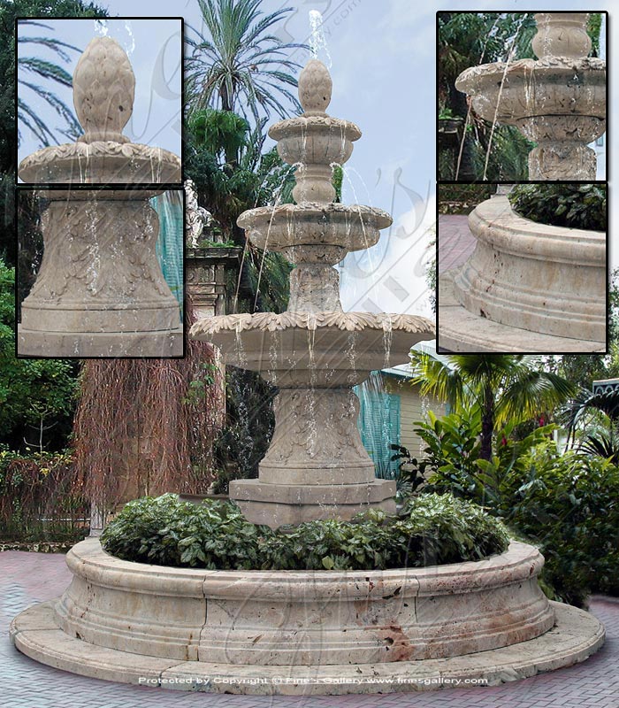 Marble Fountains  - Granite Motor Court Fountain - MF-1267