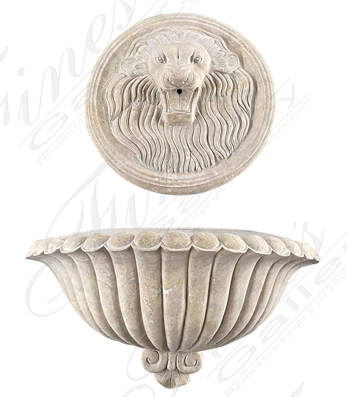 Search Result For Marble Fountains  - Beige Marble Wall Fountain - MF-1721