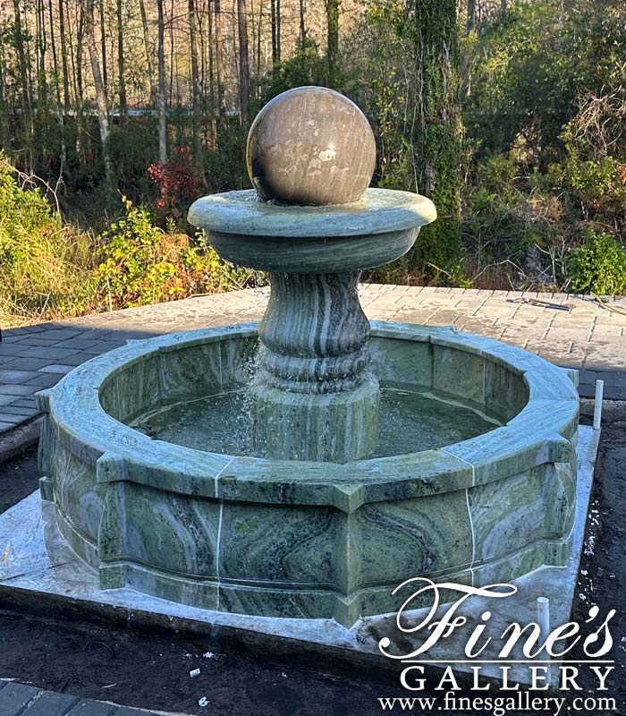 Two Toned Sphere Fountain