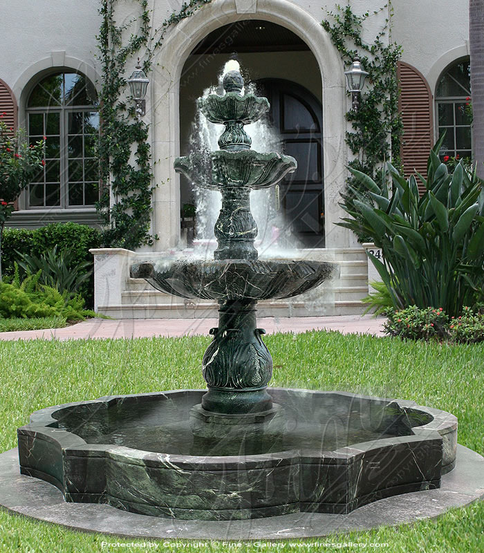 Tiered style Marble fountains