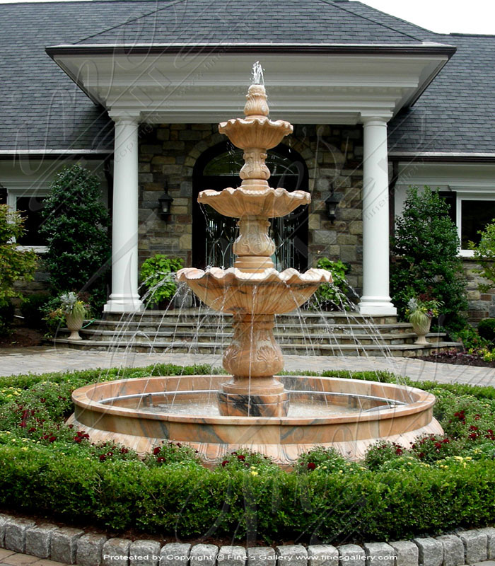 Marble Fountains  - Luxury Granite Garden Fountain - MF-1177