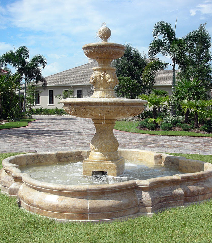 Marble Fountains  - Lion Majesty Fountain - MF-926